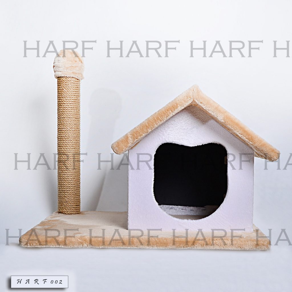 TIRMALAMALI KEDİ EVİ PELUŞ HARF PET